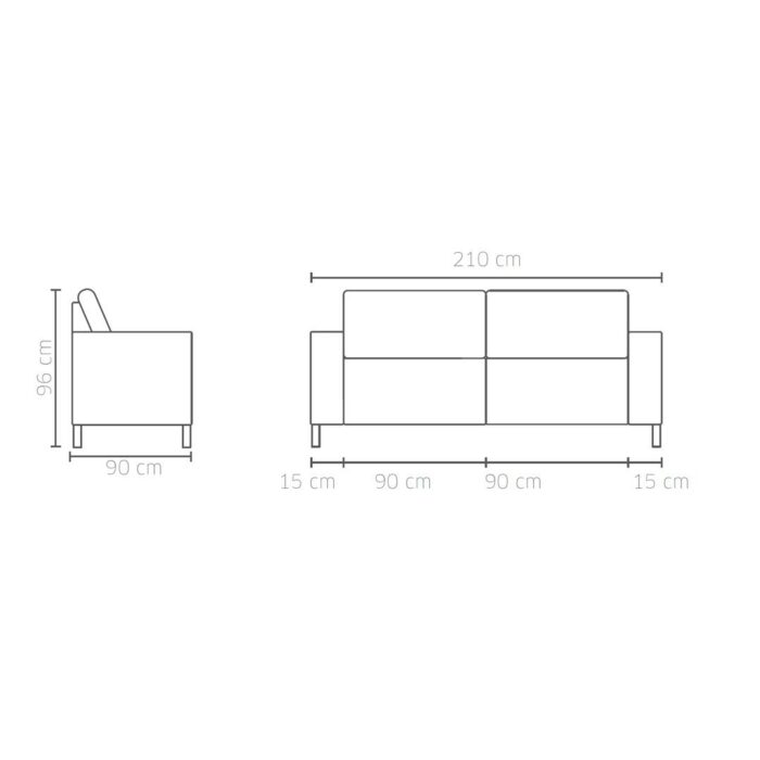 Sofa Lisboa 3 Cuerpos - Imagen 4