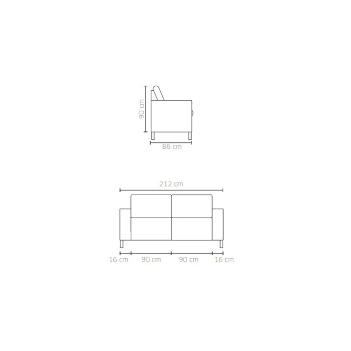 Sofa 3 Cuerpos Millenium - Imagen 6