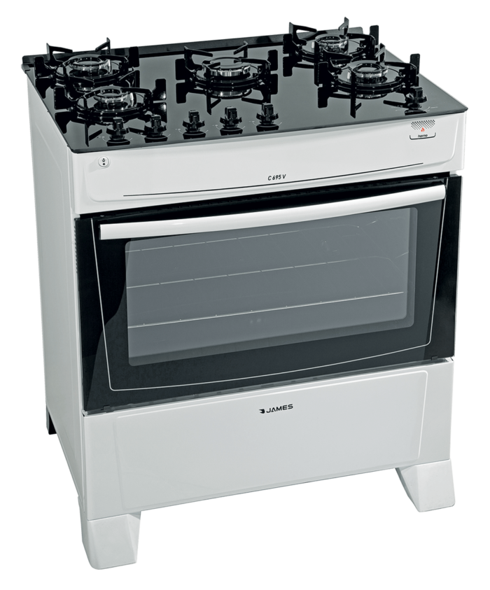 Cocina a Gas James Blanca 5 hornallas C-695V Blanco - Imagen 2