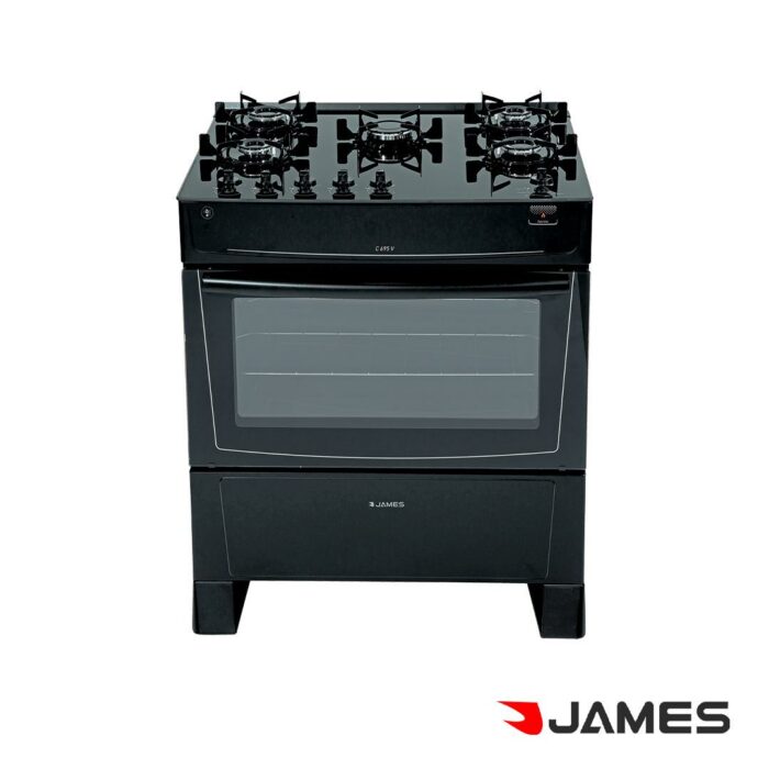 Cocina a Gas James 5 hornallas C-695V Negra - Imagen 1