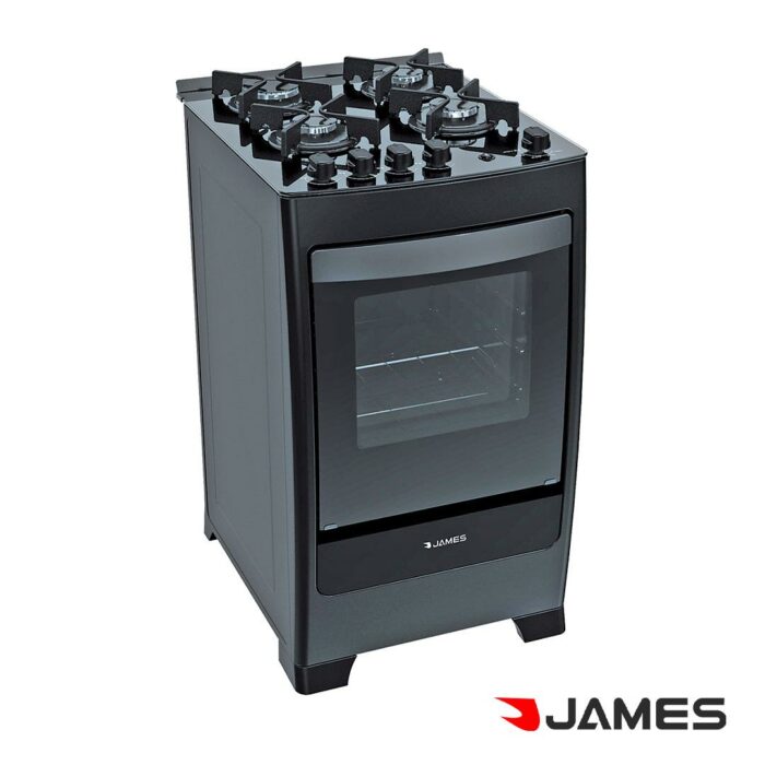 Cocina a Gas James C-700V Negra - Imagen 1