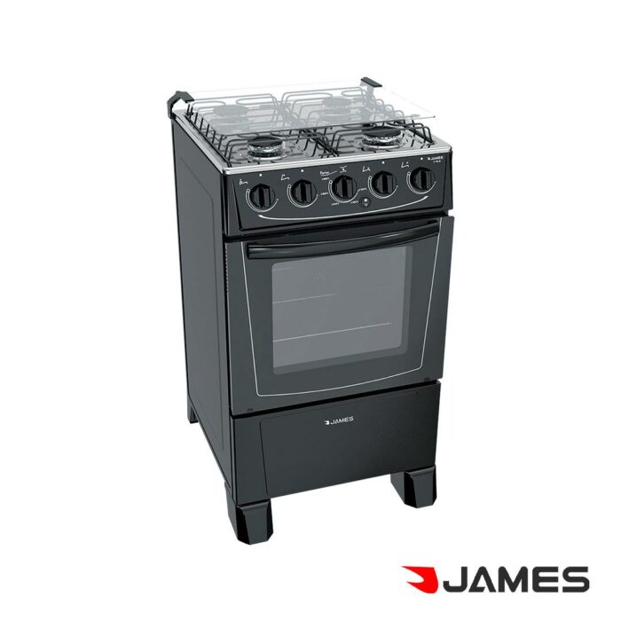 COCINA_-_C_105_B_negra_-_WEB__76011.jpg Cocina a Gas James Negra C105B - Imagen 1