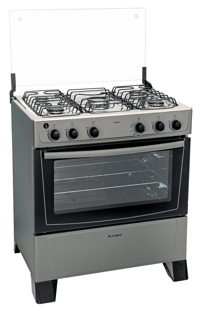 Cocina a Gas James Titanium 5 hornallas C-150B - Imagen 2