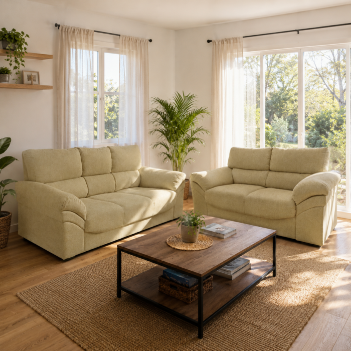 Sofa Norton 3+2 cuerpos - Beige 5015 - Imagen 1