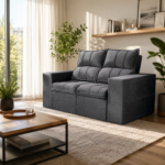 Sofa Los Angeles 2 cuerpos - Gris 5018