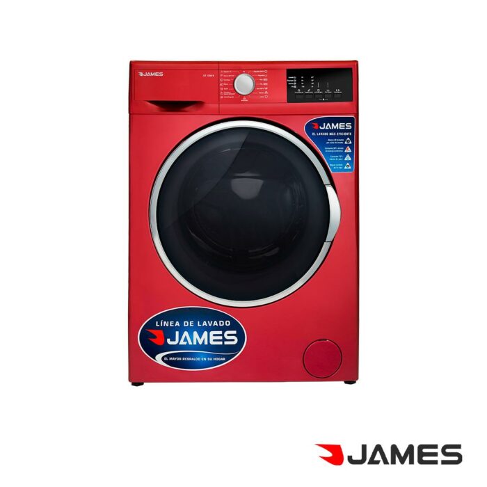 Lavarropa James 1008 Carga Frontal 6 kg Roja - Imagen 1