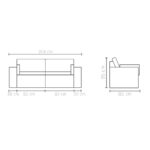 Sofa Marsala Telas F Mega Sale - Imagen 2