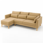 Sof&aacute; Esquinero Moscou beige oscuro - Imagen 2