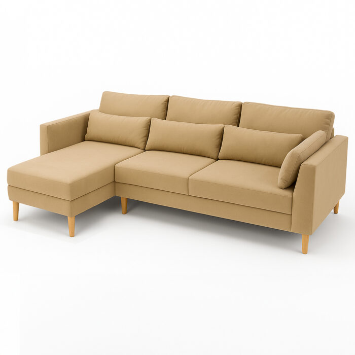 Sof&aacute; Esquinero Moscou beige oscuro - Imagen 2