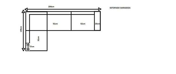 Sofá esquinero Saragoza Pre-Venta - Imagen 2