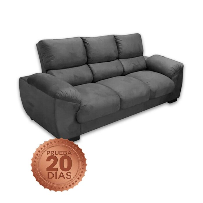 Sofa Sevilla 3 Cuerpos - Gris 5018 - Imagen 1