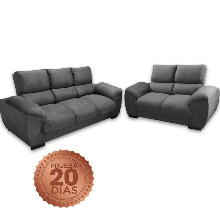 Sofa Sevilla 3+2 Gris 5018 - Imagen 1