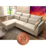 Sof&aacute; Esquinero Moscou beige claro