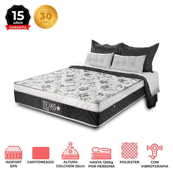 Colch&oacute;n TEXAS 2 Plazas - Imagen 1