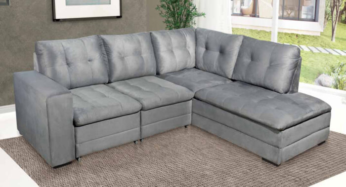 Sofá esquinero Veloster Gris - Imagen 1