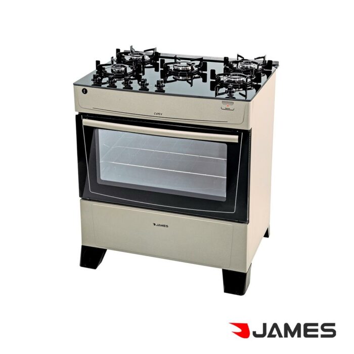 Cocina a Gas James 5 hornallas C-695V Titanium - Imagen 1
