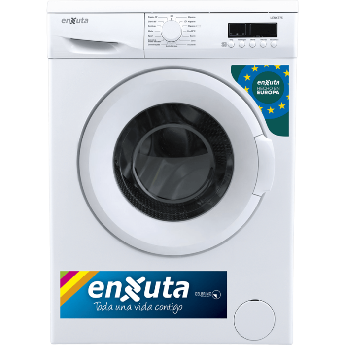 775-copia.png Lavarropas Enxuta 7kgs Carga Frontal LENX775 - Imagen 1