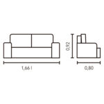 Sof&aacute; Rubi 3 cuerpos - Imagen 5