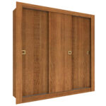 Ropero 3 puertas Roma Itauba 9003