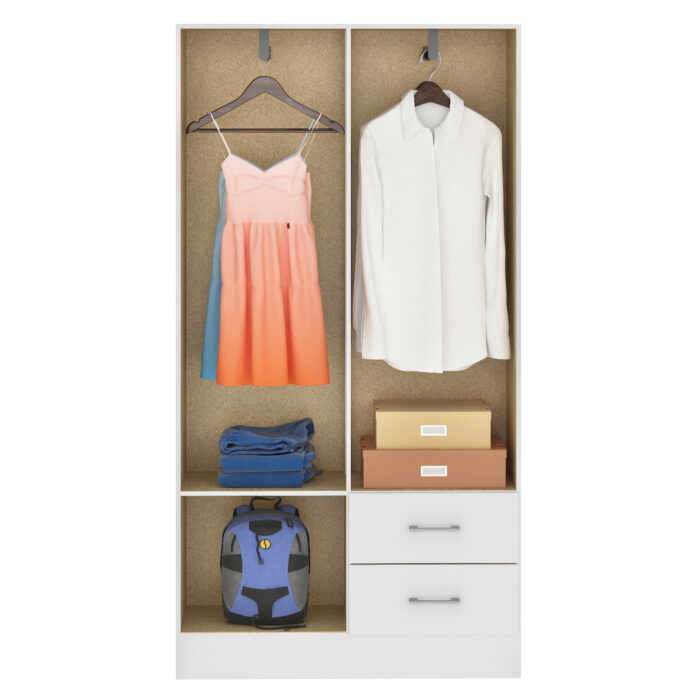 Ropero 4 puertas Panamá Blanco (RP4020) - Imagen 4