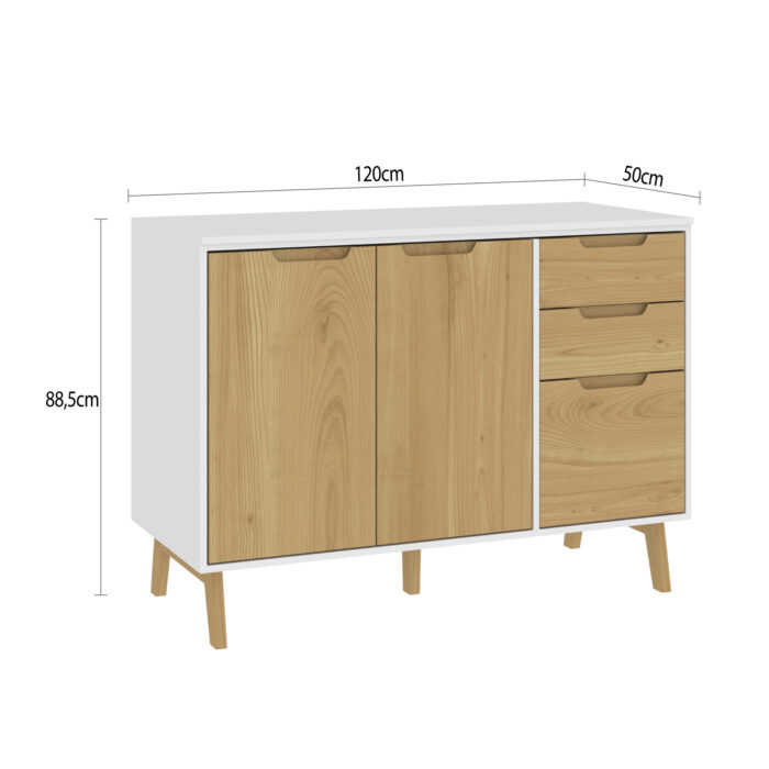 Bajomesada Wood Sin tapa (BR-WD 1702) - Imagen 3