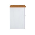 Mesa de Luz 2 cajones Boston Blanca (1490) - Imagen 4