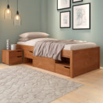 Cama Funcional en madera Charme 1 Plaza (16075.Am) - Imagen 2