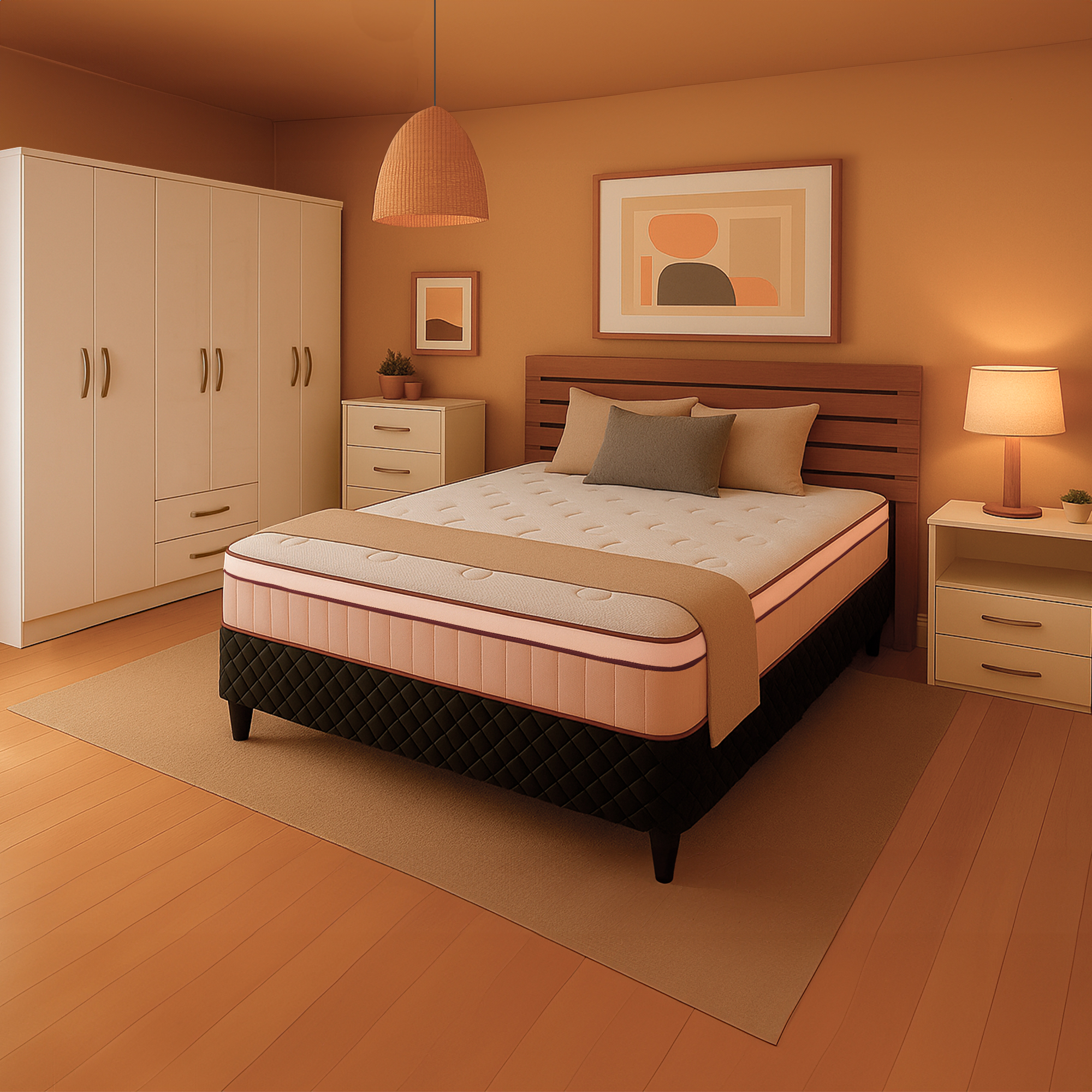 GranPedic_01 Set Dormitorio Gran Pedic 2 Plazas - Imagen 1