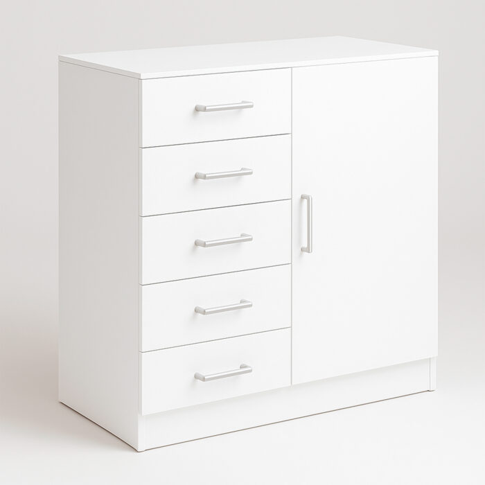 C&oacute;moda Cl&aacute;sica Blanca (351BR) - Imagen 2