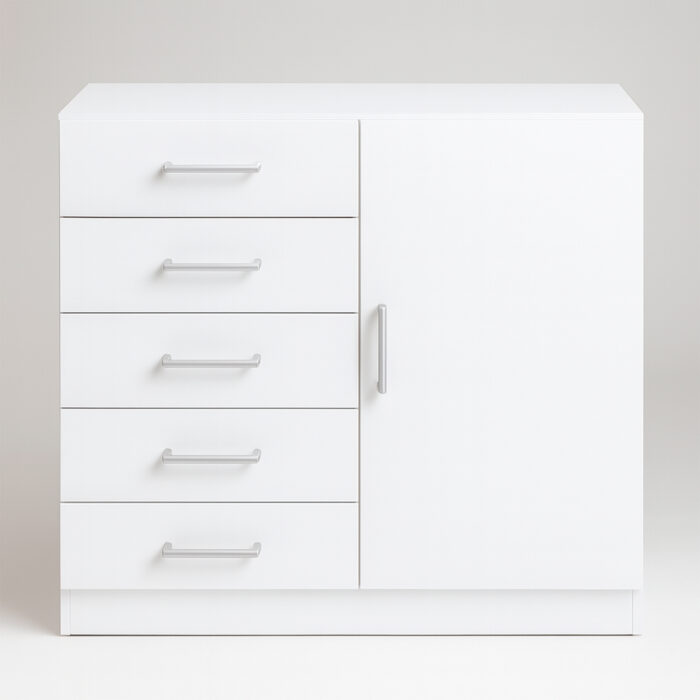 C&oacute;moda Cl&aacute;sica Blanca (351BR) - Imagen 3