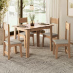 Juego de Comedor Delta 4 Sillas Miel
