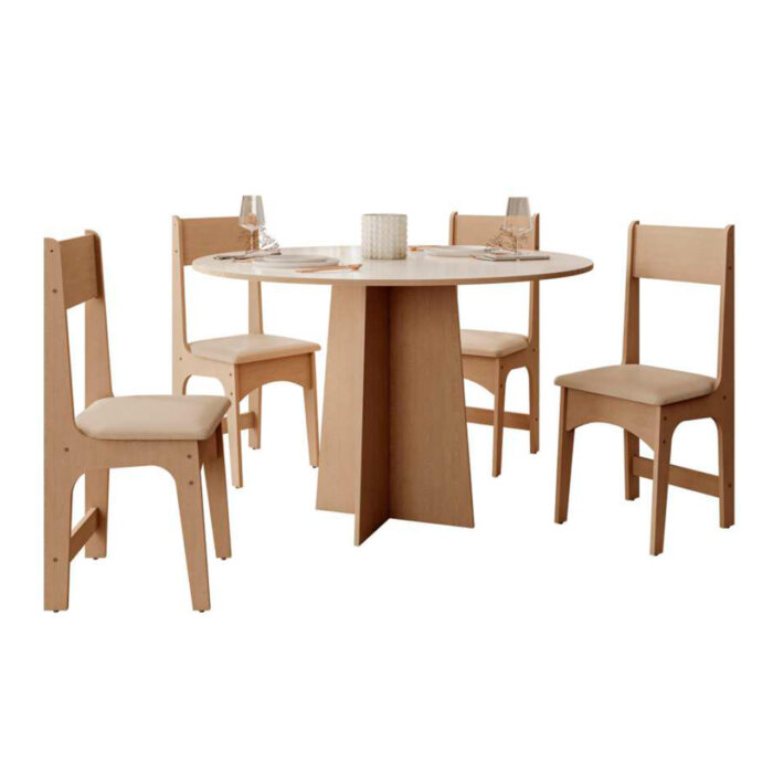 Juego de Comedor Cindy 4 Sillas - Imagen 2
