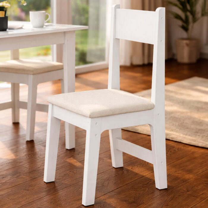 Juego de Comedor Delta 4 Sillas Blanco - Imagen 3