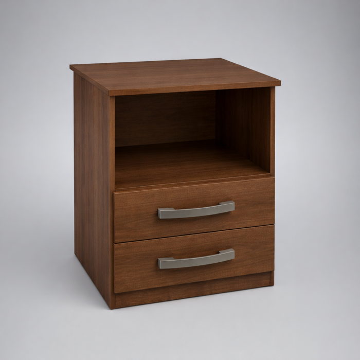 Mesa de Luz Tabaco 2 cajones (308TAB) - Imagen 2