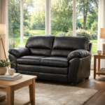 Sof&aacute; Sara en cuero 2 Cuerpos