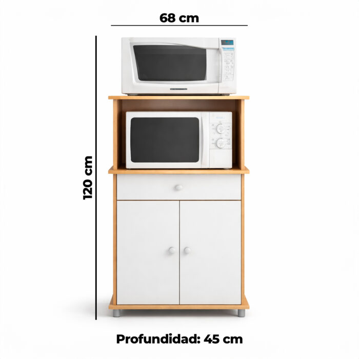 Mueble de cocina para Microondas (Cod. BA30) - Imagen 3