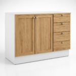 Cocina Americana Bajo mesada 2 puertas 3 cajones (Cod. CD1030) - Imagen 5