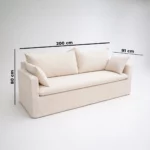 Sof&aacute; 3 cuerpos Funda Desmontable Crystal - Imagen 3
