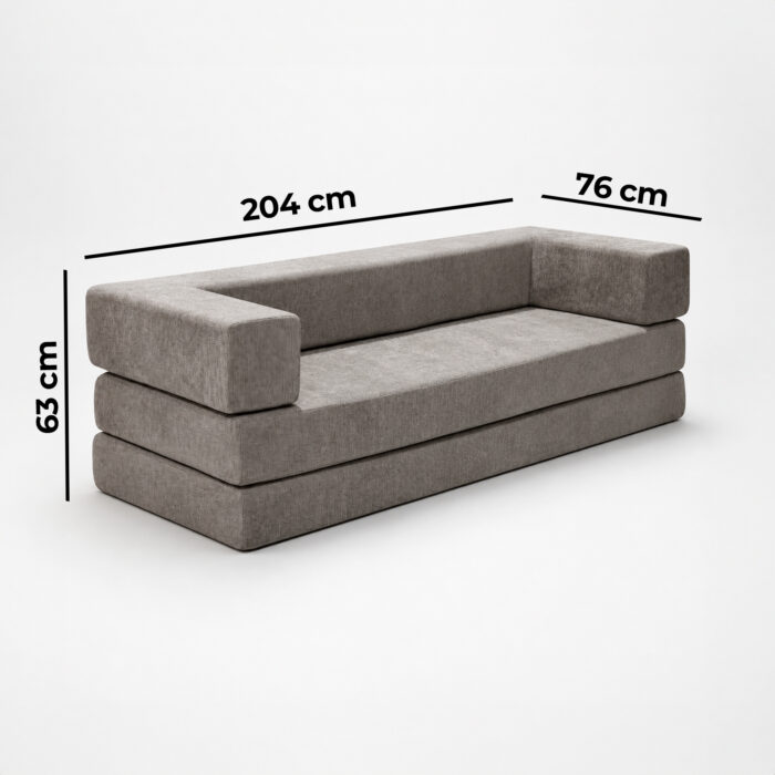 Sof&aacute; Cama 3 cuerpos Light en caja - Imagen 3